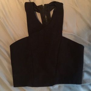 Sexy Black Crop Top